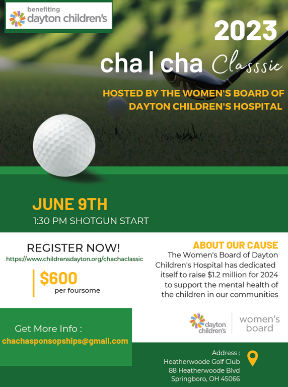 cha cha classic sponsorships Dayton Children s Hospital